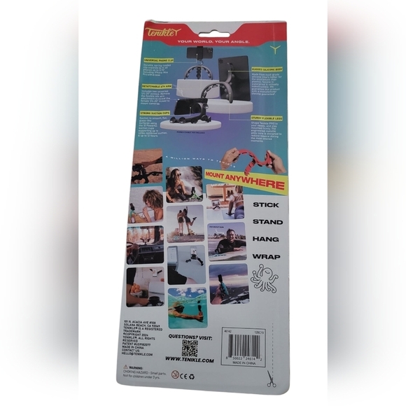 Tenikle® 360° - Flexible Tripod for Camera GoPro, Bendable - Picture 2 of 4